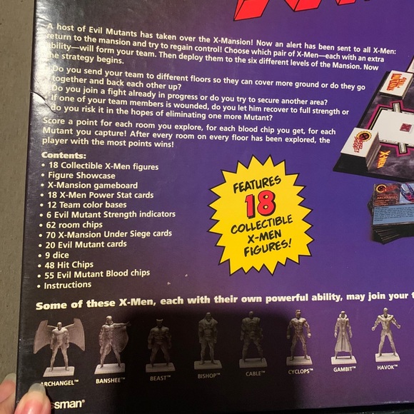 Vintage X-Men Under Siege Board Game. Marvel 1994 - Picture 8 of 9